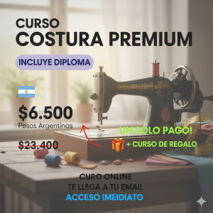 Curso Costura Premium - Tu Taller de Costura: Genera Ingresos con Moldería y Confección