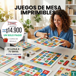 Mega Pack 2 - Juegos de Mesa Imprimibles PDF - Colección Completa