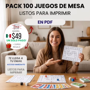 Mega Pack 1 - Mas de 100 Juegos de Mesa Imprimibles en PDF