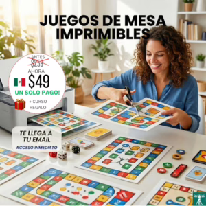 Mega Pack 2 - Juegos de Mesa Imprimibles PDF - Colección Completa