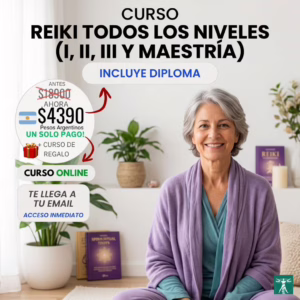 Pack de Reiki - Todos los niveles (I, II, III y Maestría)