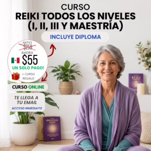 CURSO REIKI TODOS LOS NIVELES + CERTIFICADO