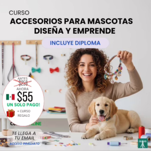 Curso de Accesorios para Mascotas: Diseña y Emprende