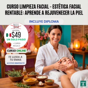 Curso Limpieza Facial - Estética Facial Rentable: Aprende a Rejuvenecer la Piel