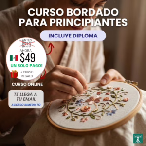 Curso: Bordado para Principiantes: Tu Primer Bastidor